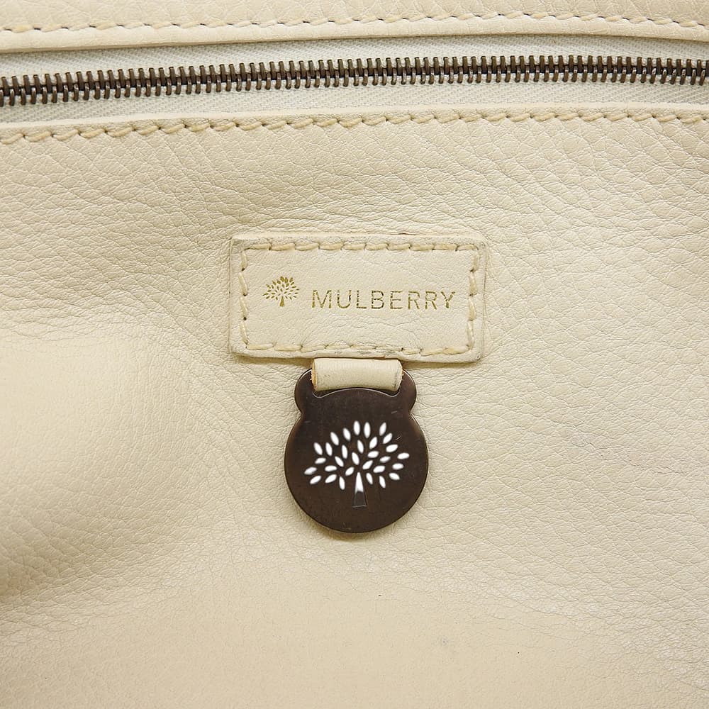 MULBERRY マルベリー ロクサンヌ ハンドバッグ レディース ホワイト ハンドバッグ