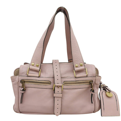 MULBERRY マルベリー メイベル レザー ハンドバッグ レディース ピンク ハンドバッグ