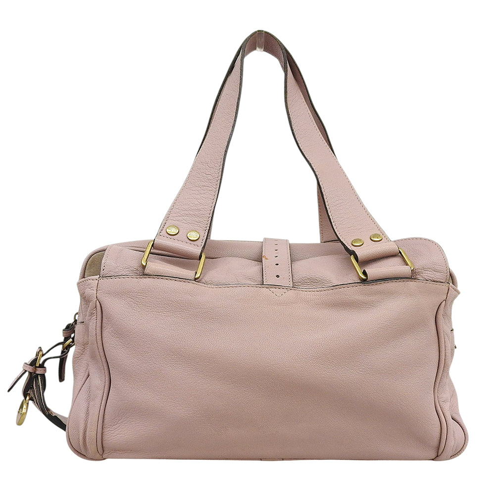 MULBERRY マルベリー メイベル レザー ハンドバッグ レディース ピンク ハンドバッグ