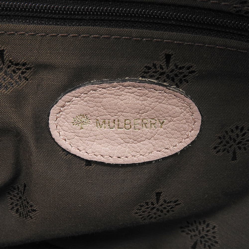 MULBERRY マルベリー メイベル レザー ハンドバッグ レディース ピンク ハンドバッグ