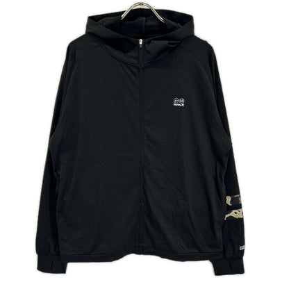 uniform experiment ユニフォームエクスペリメント ×ハーレー 26SS ラッシュブロックパーティー ブラック ジップフーディー トップス