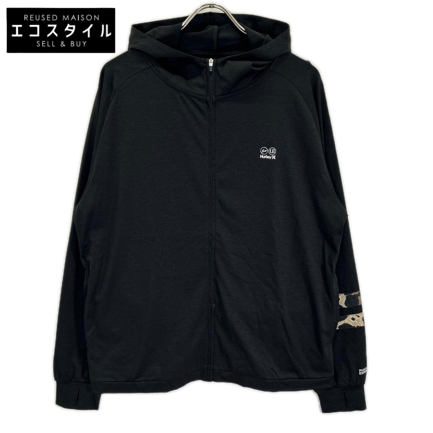 uniform experiment ユニフォームエクスペリメント ×ハーレー 26SS ラッシュブロックパーティー ブラック ジップフーディー トップス
