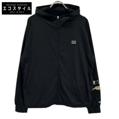 uniform experiment ユニフォームエクスペリメント ×ハーレー 26SS ラッシュブロックパーティー ブラック ジップフーディー トップス