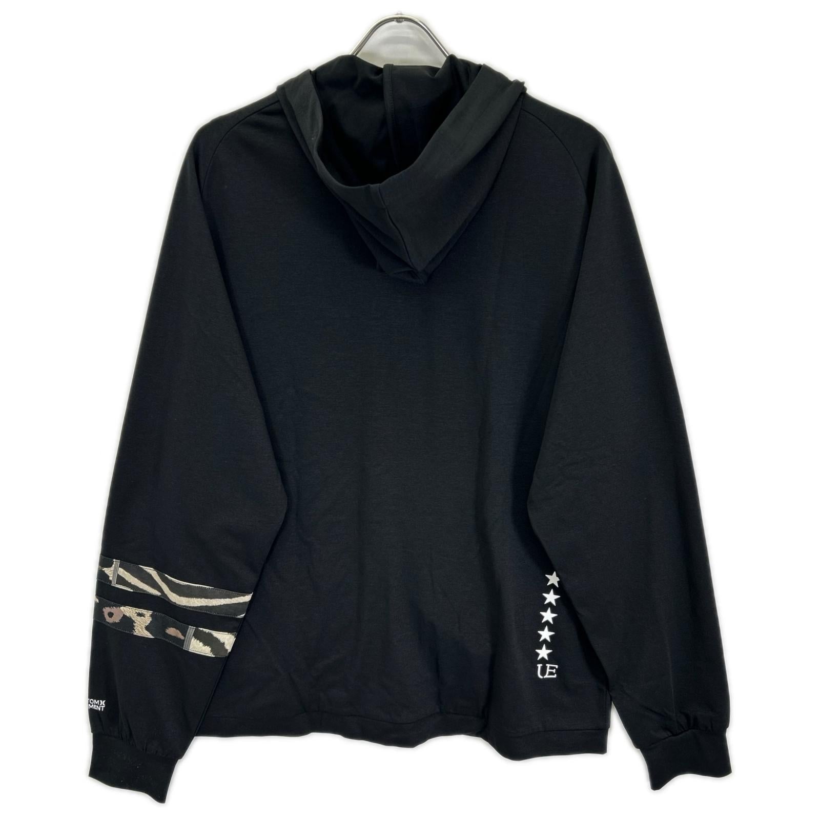uniform experiment ユニフォームエクスペリメント ×ハーレー 26SS ラッシュブロックパーティー ブラック ジップフーディー トップス