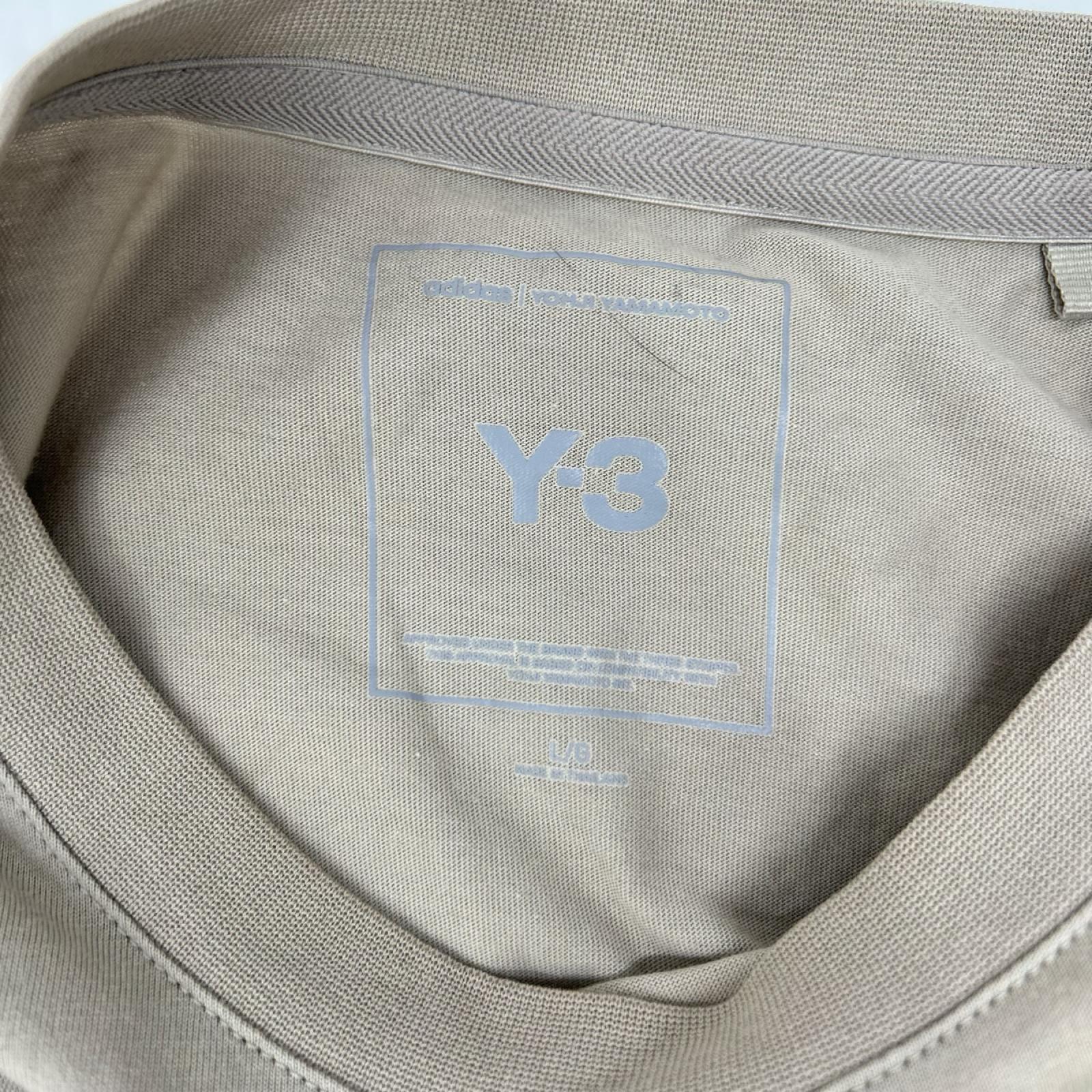 Y-3 ワイスリー 25年製 KQ9781 DIPPED LONG SLEEVE TEE トップス