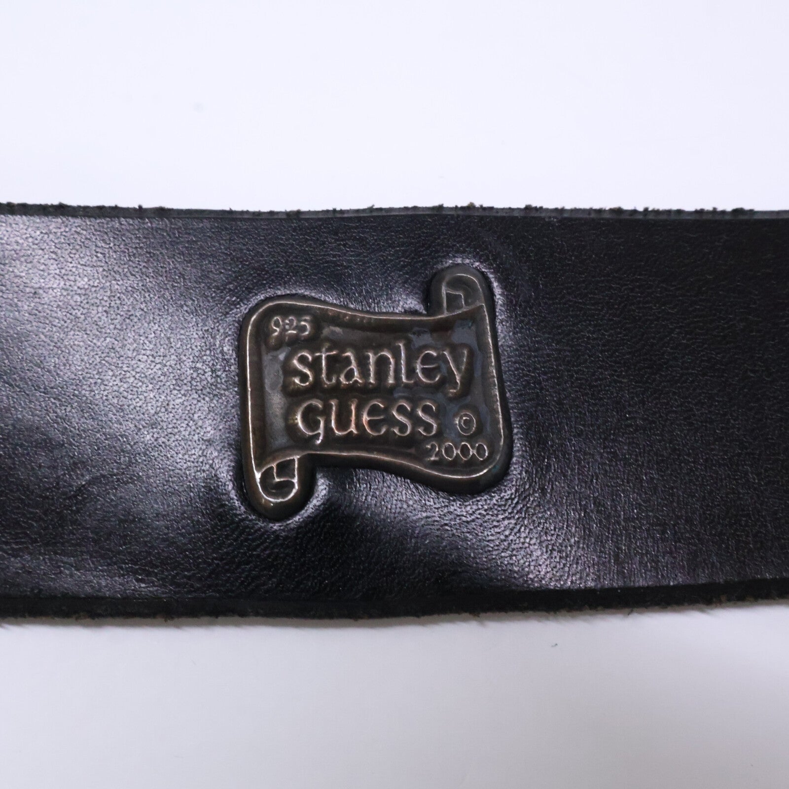 STANLEY GUESS スタンリーゲス SGK-805 スカルコレクション マルチスカル スクエアバックル 1ピースレザー ベルト