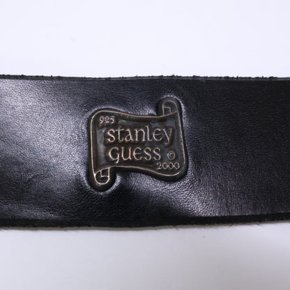STANLEY GUESS スタンリーゲス SGK-805 スカルコレクション マルチスカル スクエアバックル 1ピースレザー ベルト