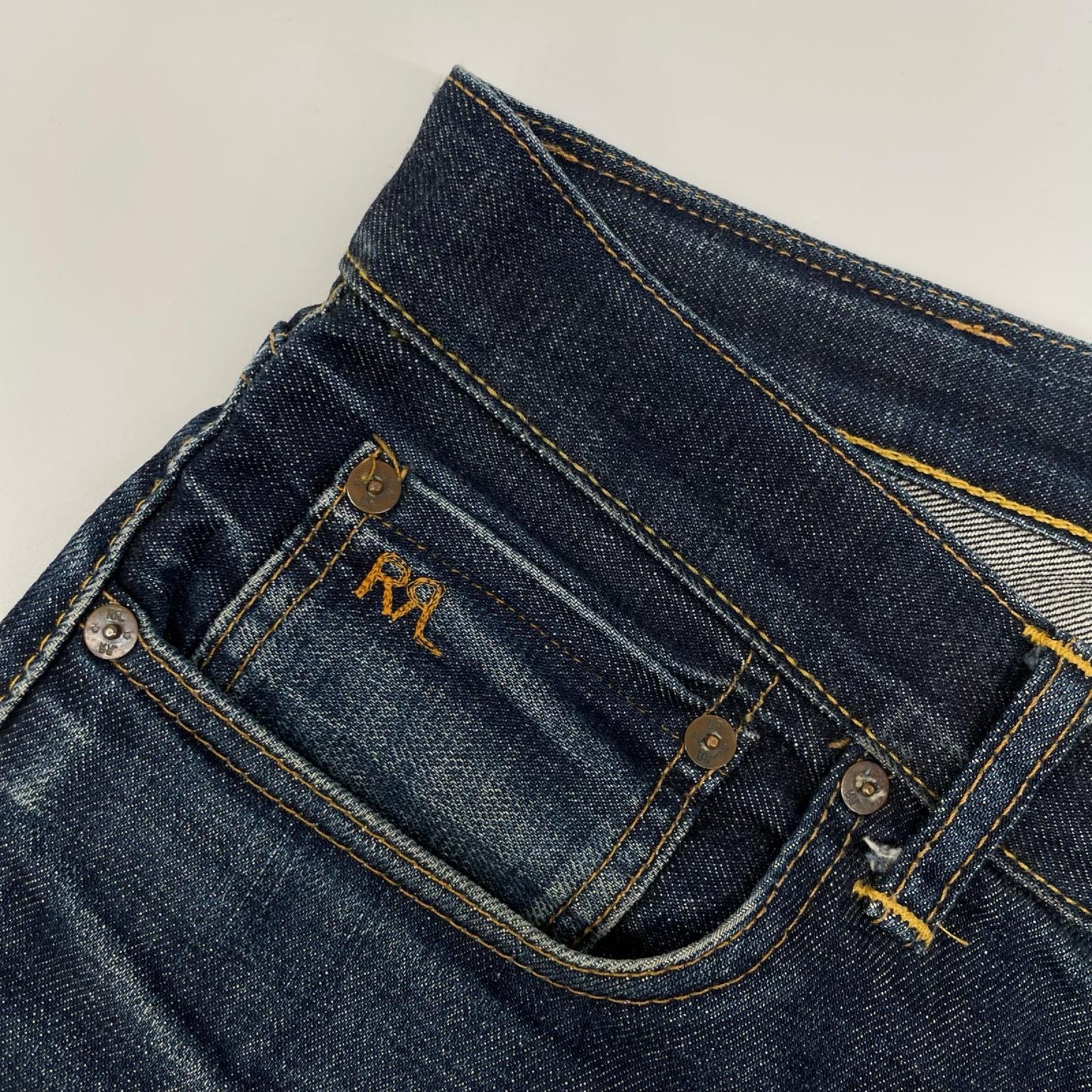RRL ダブルアールエル MNRRDNMM4P00120 インディゴ スリムデニム ボトムス