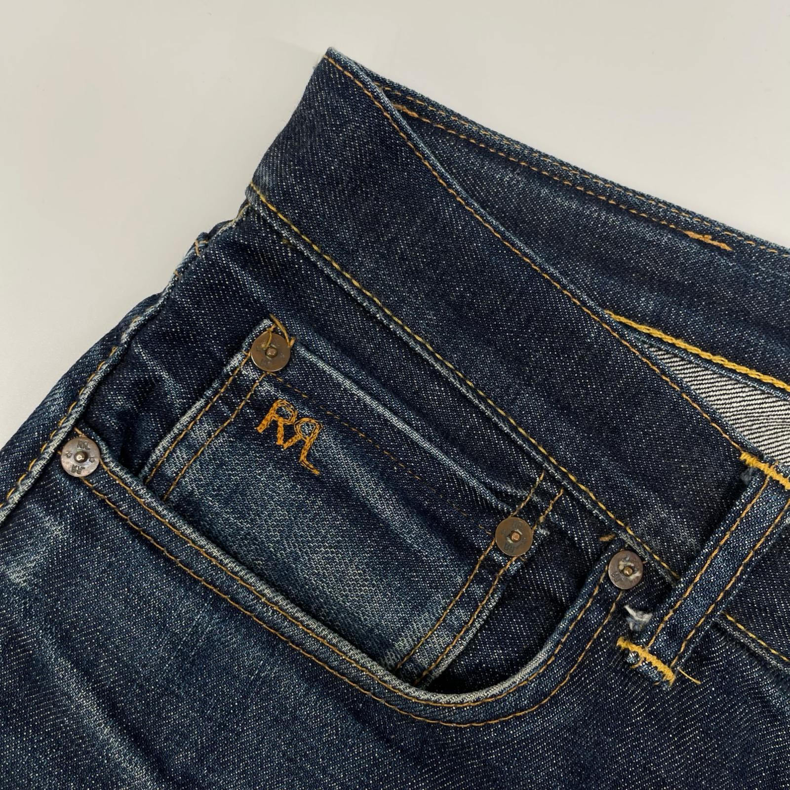 RRL ダブルアールエル MNRRDNMM4P00120 インディゴ スリムデニム ボトムス