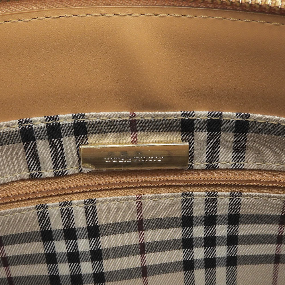 BURBERRY バーバリー 内側 ノヴァチェック ワンショルダーバッグ ショルダーバッグ レディース レザー ベージュ ショルダーバッグ