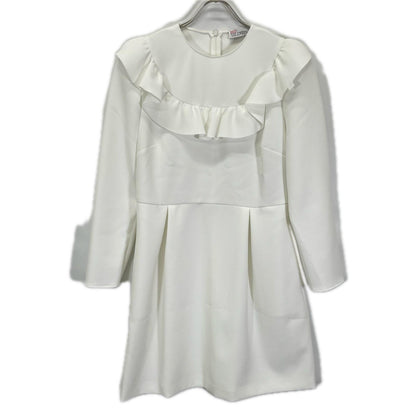 RED VALENTINO レッドヴァレンチノ ホワイト UR3VAS55 フリルデザイン ワンピース ワンピース