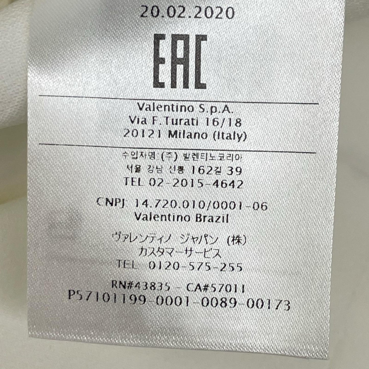 RED VALENTINO レッドヴァレンチノ ホワイト UR3VAS55 フリルデザイン ワンピース ワンピース