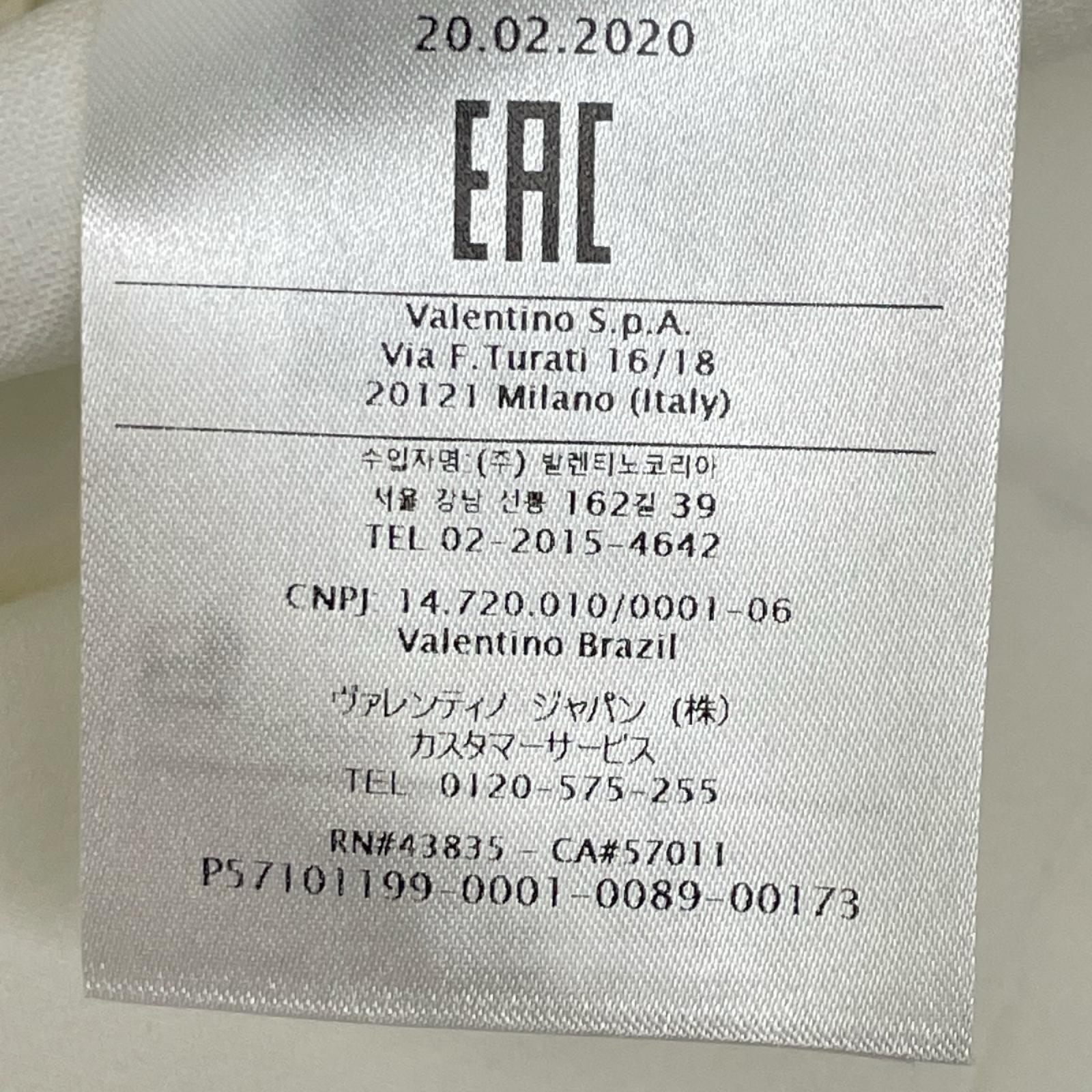 RED VALENTINO レッドヴァレンチノ ホワイト UR3VAS55 フリルデザイン ワンピース ワンピース