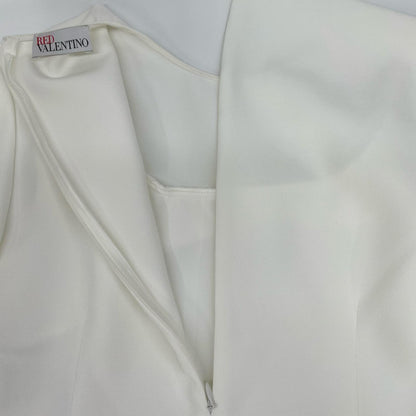 RED VALENTINO レッドヴァレンチノ ホワイト UR3VAS55 フリルデザイン ワンピース ワンピース