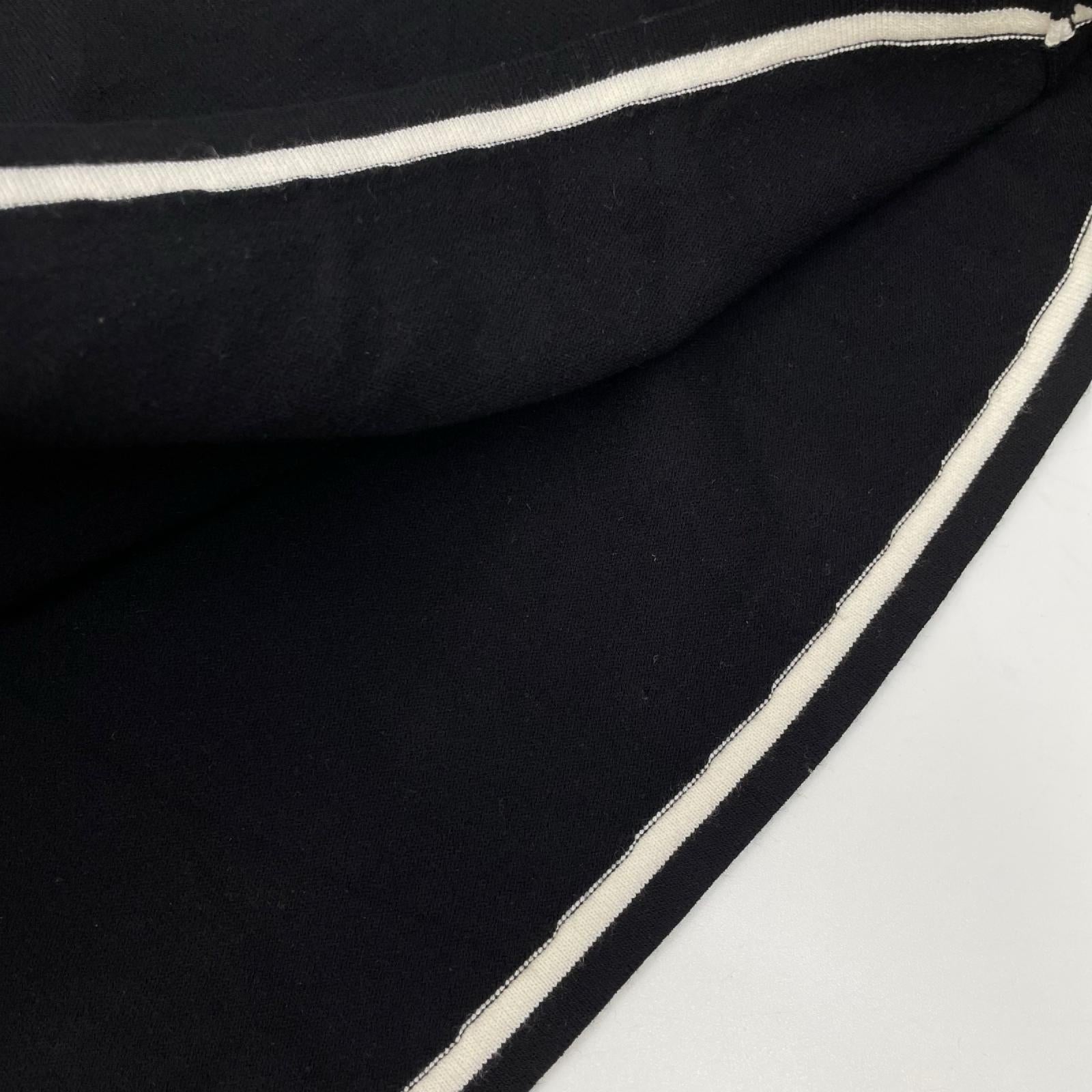RED VALENTINO レッドヴァレンチノ ホワイト×ブラック ニット フリルワンピース ワンピース