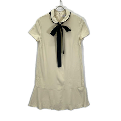 RED VALENTINO レッドヴァレンチノ アイボリー P56100244 リボン襟付きワンピース ワンピース