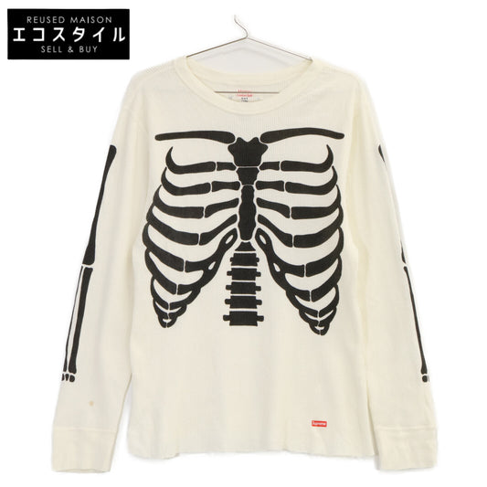 Hanes ヘインズ ×SUPREME ボーンズ サーマル クルーネック Tシャツ トップス