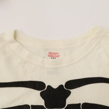 Hanes ヘインズ ×SUPREME ボーンズ サーマル クルーネック Tシャツ トップス