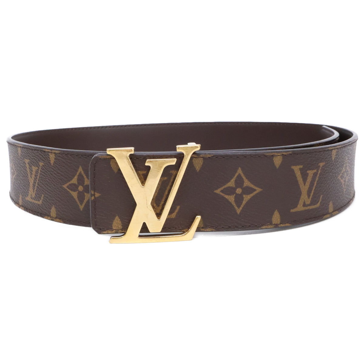 LOUIS VUITTON ルイヴィトン M0323 サンチュール LV イニシャル モノグラムキャンバス リバーシブル ベルト