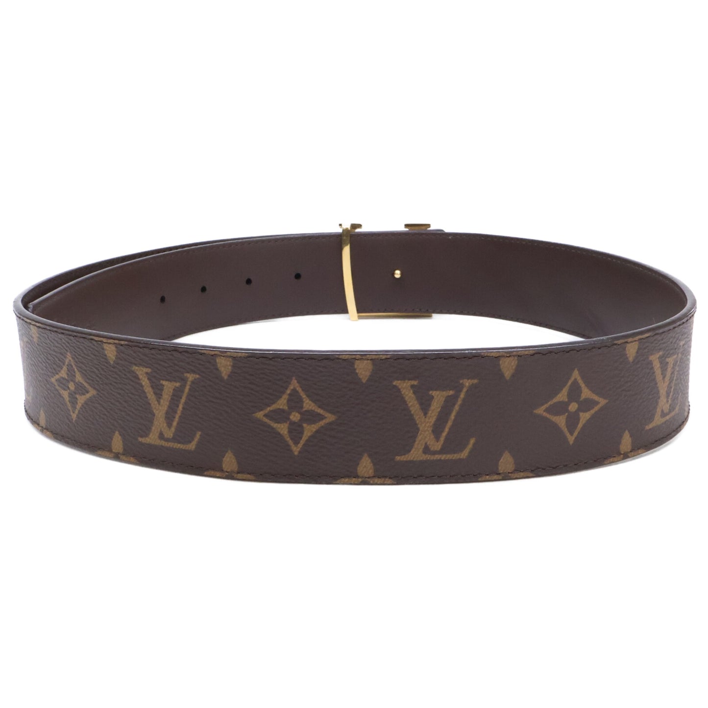 LOUIS VUITTON ルイヴィトン M0323 サンチュール LV イニシャル モノグラムキャンバス リバーシブル ベルト