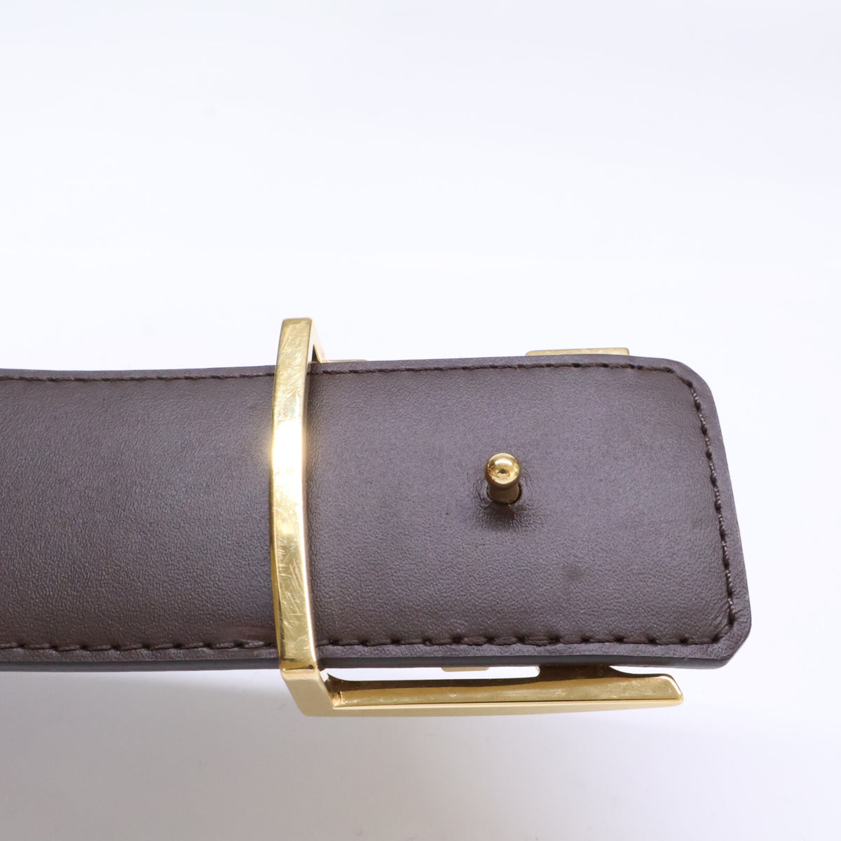 LOUIS VUITTON ルイヴィトン M0323 サンチュール LV イニシャル モノグラムキャンバス リバーシブル ベルト
