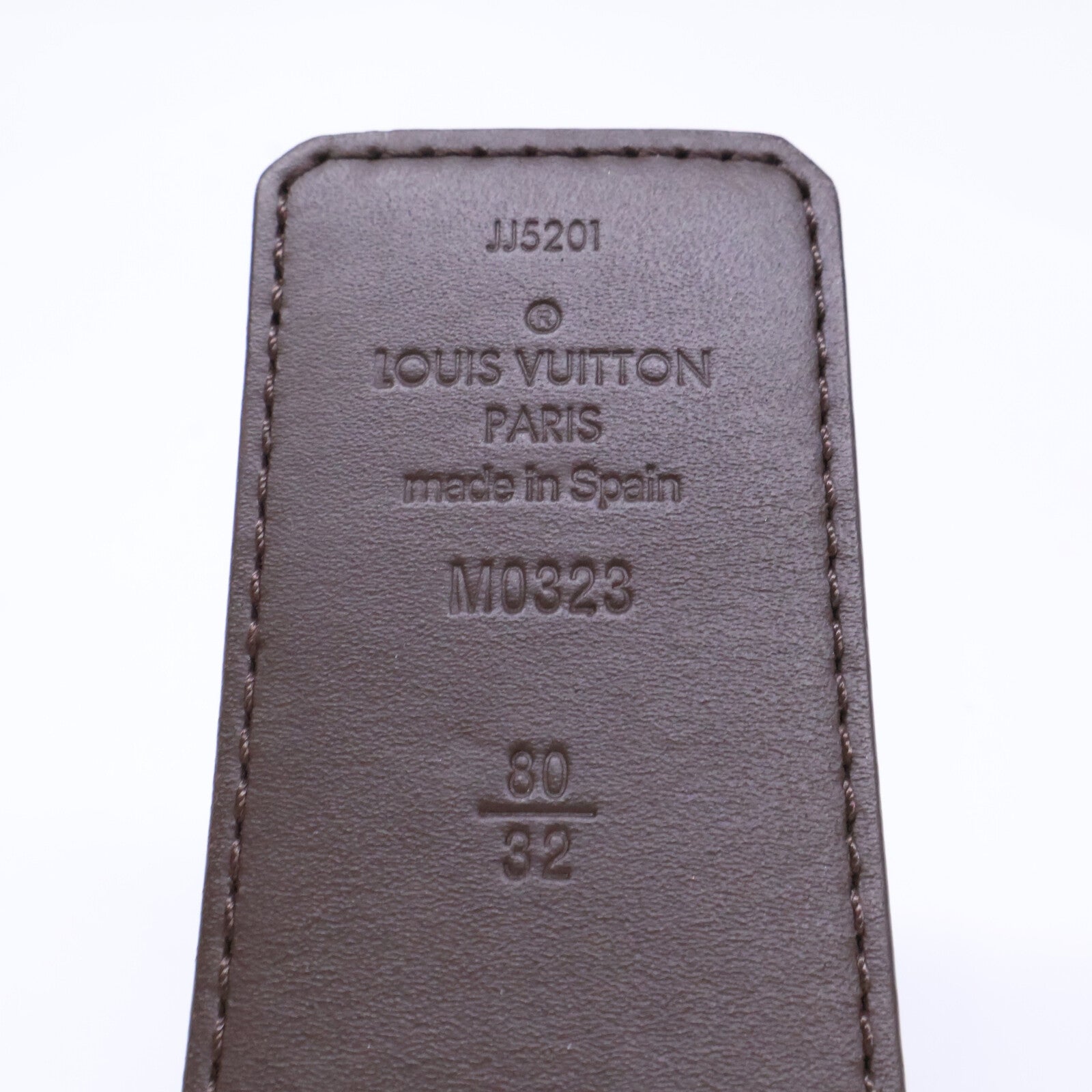 LOUIS VUITTON ルイヴィトン M0323 サンチュール LV イニシャル モノグラムキャンバス リバーシブル ベルト