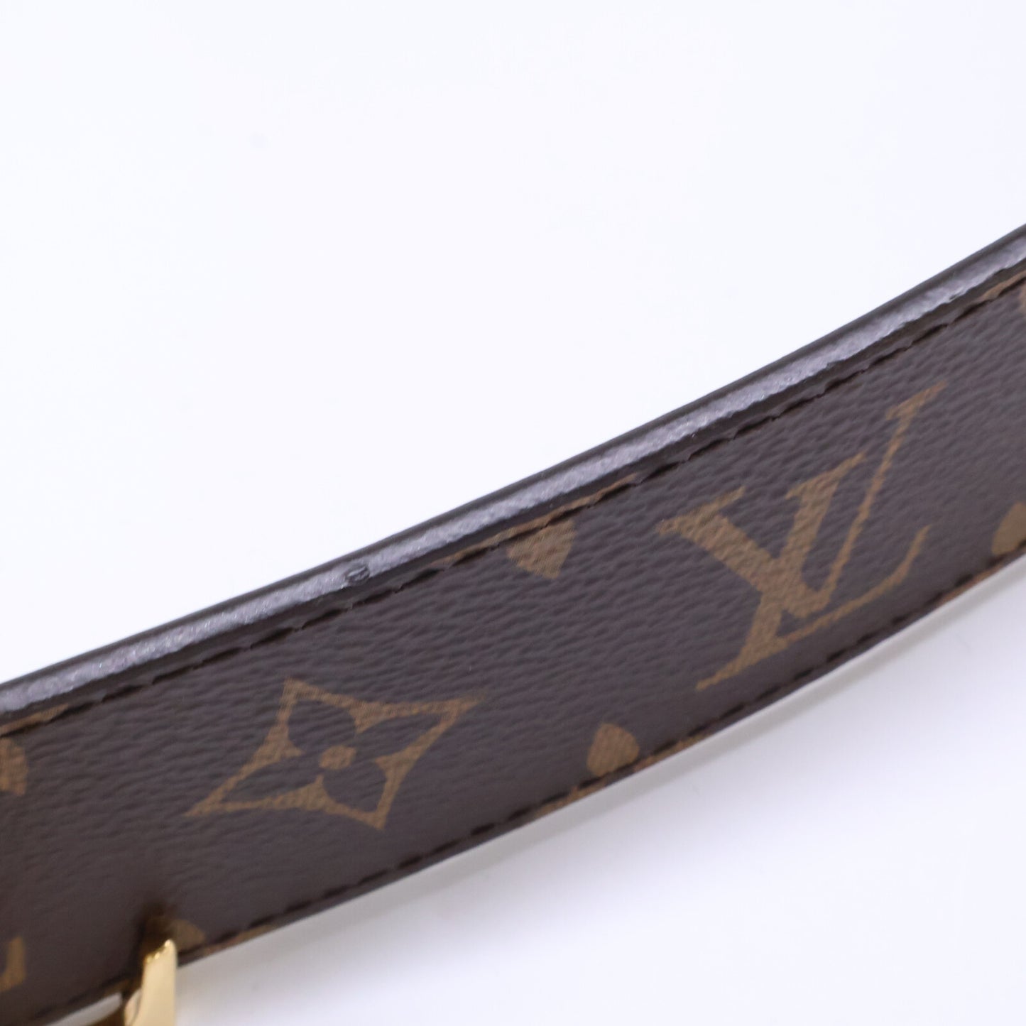 LOUIS VUITTON ルイヴィトン M0323 サンチュール LV イニシャル モノグラムキャンバス リバーシブル ベルト