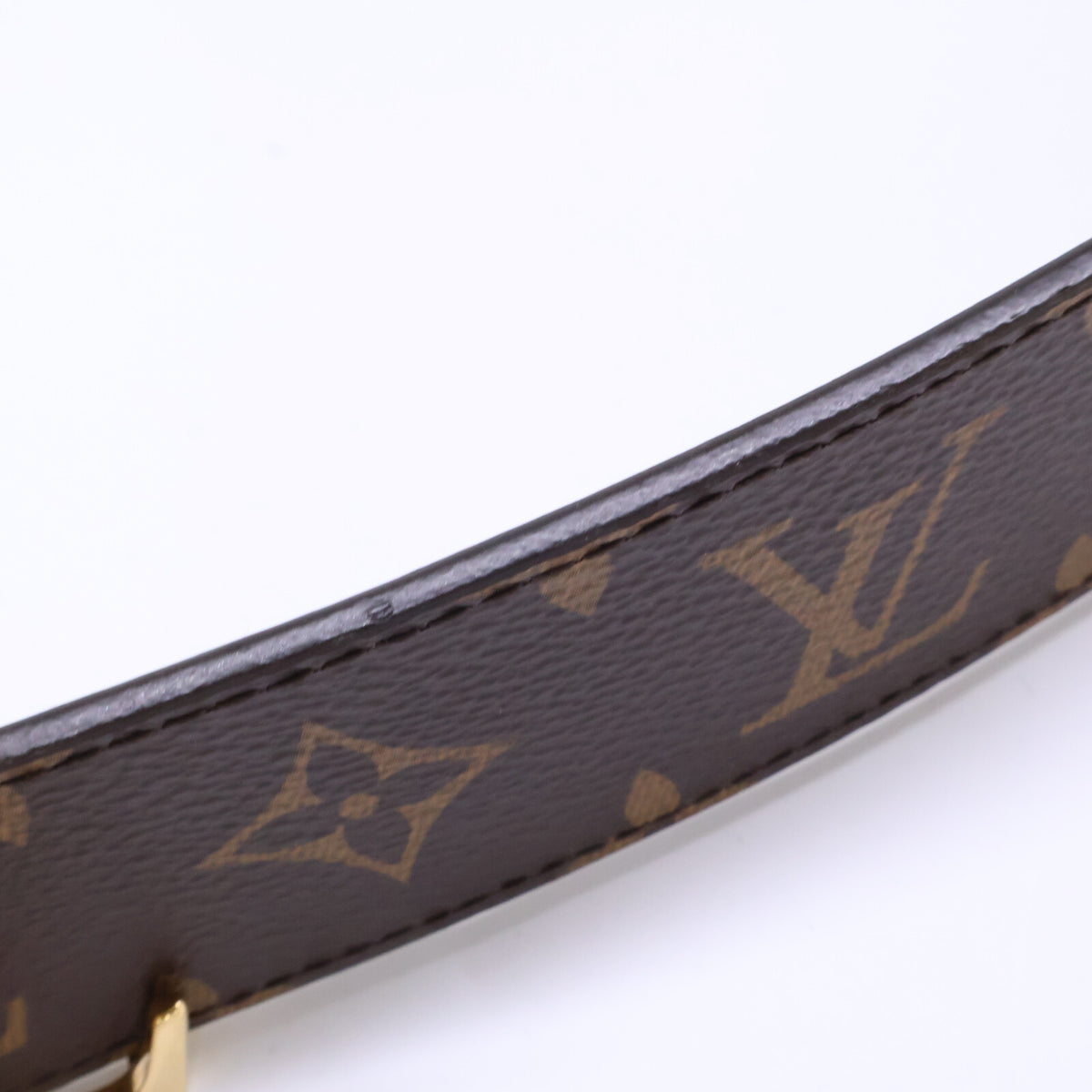 LOUIS VUITTON ルイヴィトン M0323 サンチュール LV イニシャル モノグラムキャンバス リバーシブル ベルト