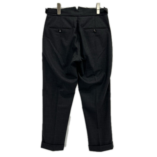 BERWICH ベルウィッチ scotch チャコールグレー 2プリーツ スラックパンツ ボトムス