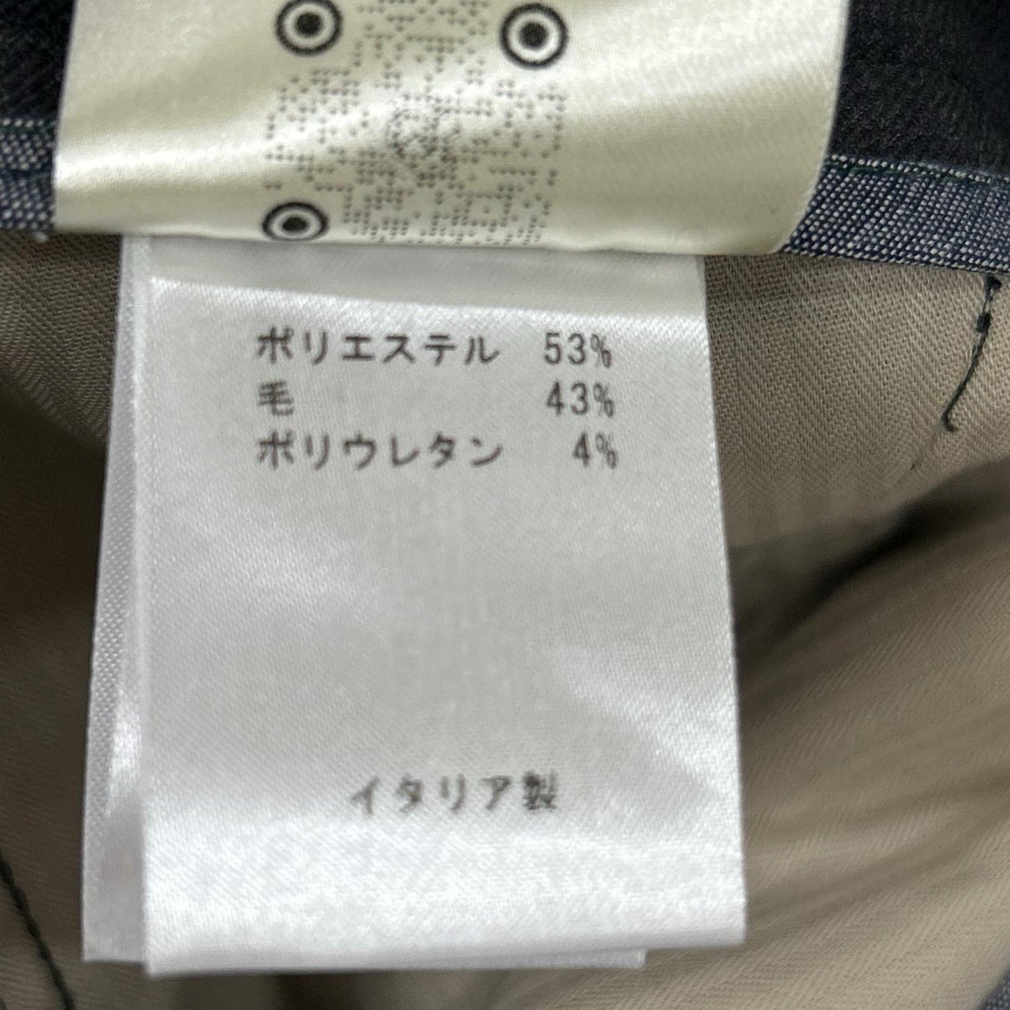BERWICH ベルウィッチ scotch チャコールグレー 2プリーツ スラックパンツ ボトムス