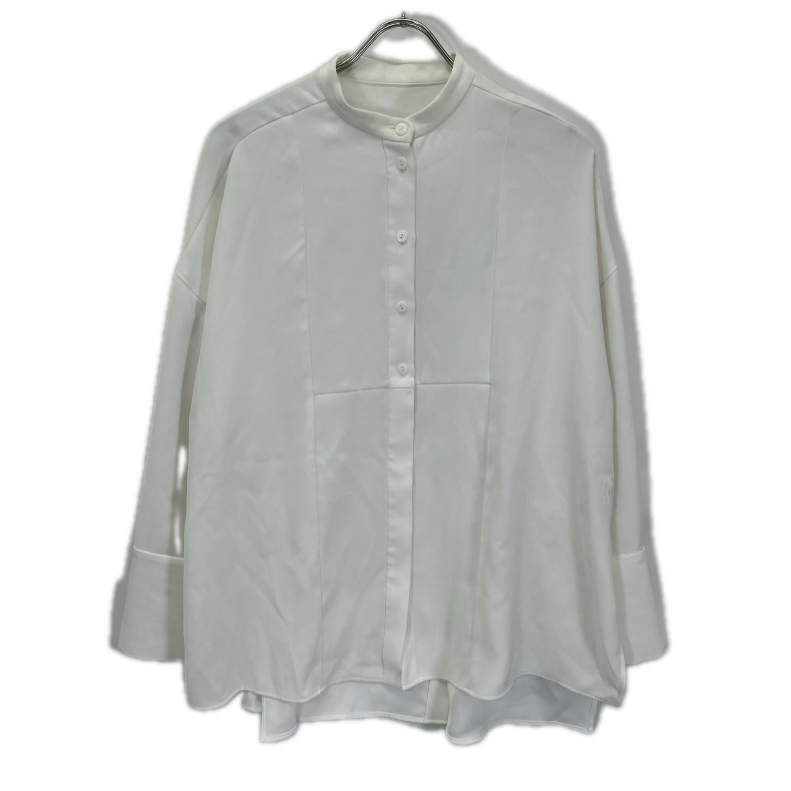ENFOLD エンフォルド 25年 300IS230-2661 ホワイト SLIT SHIRT BLOUSE トップス
