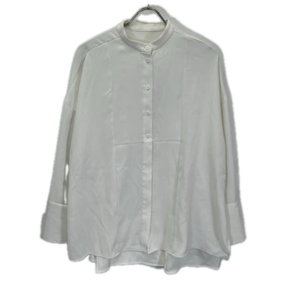 ENFOLD エンフォルド 25年 300IS230-2661 ホワイト SLIT SHIRT BLOUSE トップス