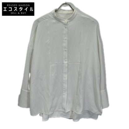 ENFOLD エンフォルド 25年 300IS230-2661 ホワイト SLIT SHIRT BLOUSE トップス