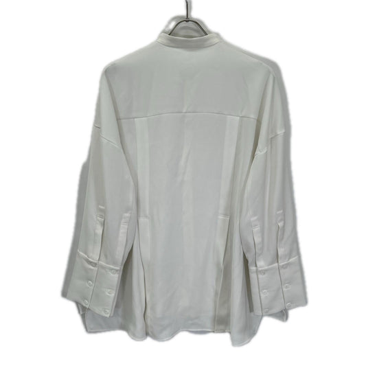 ENFOLD エンフォルド 25年 300IS230-2661 ホワイト SLIT SHIRT BLOUSE トップス