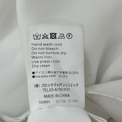 ENFOLD エンフォルド 25年 300IS230-2661 ホワイト SLIT SHIRT BLOUSE トップス