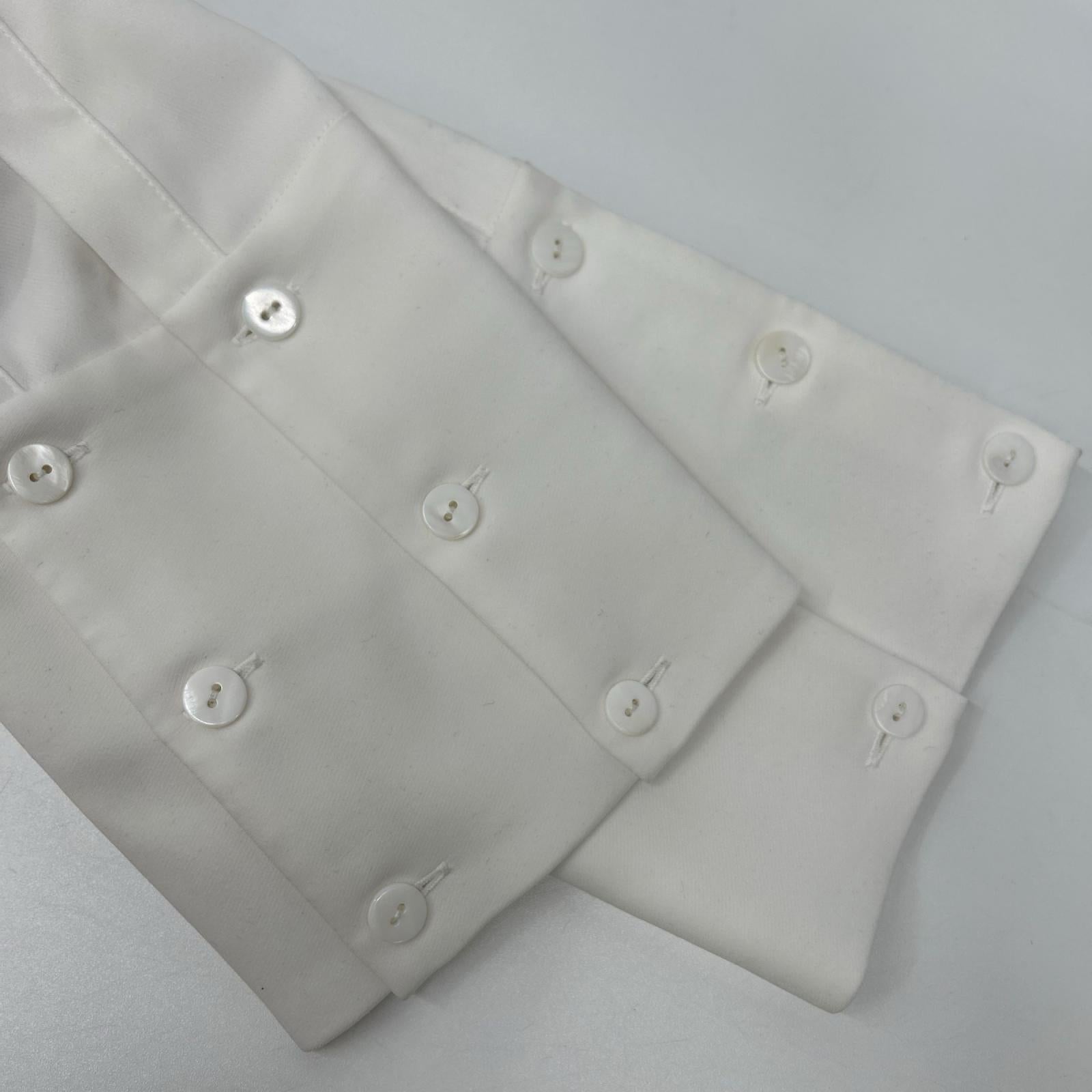 ENFOLD エンフォルド 25年 300IS230-2661 ホワイト SLIT SHIRT BLOUSE トップス