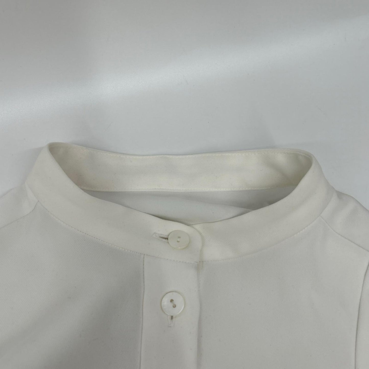 ENFOLD エンフォルド 25年 300IS230-2661 ホワイト SLIT SHIRT BLOUSE トップス