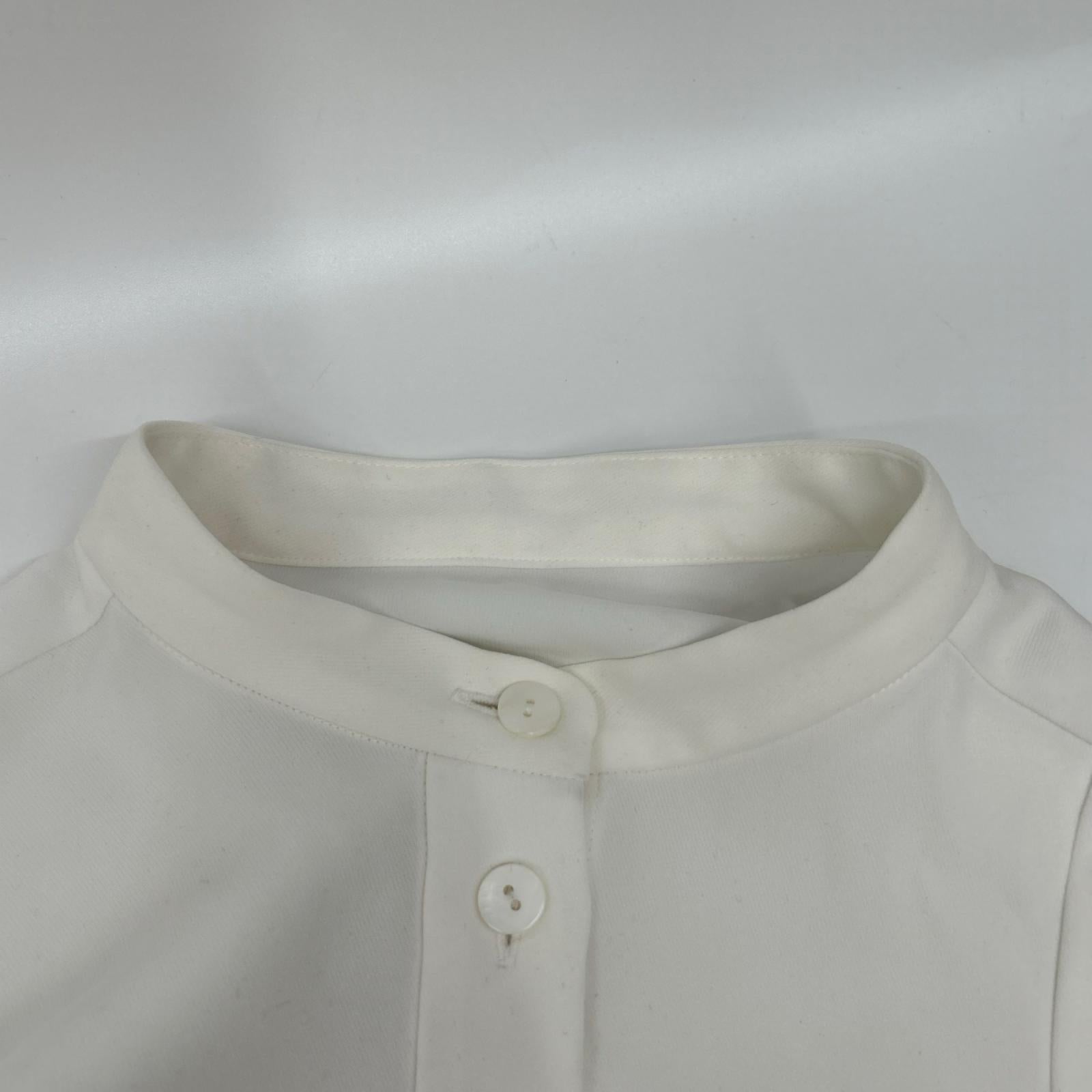ENFOLD エンフォルド 25年 300IS230-2661 ホワイト SLIT SHIRT BLOUSE トップス