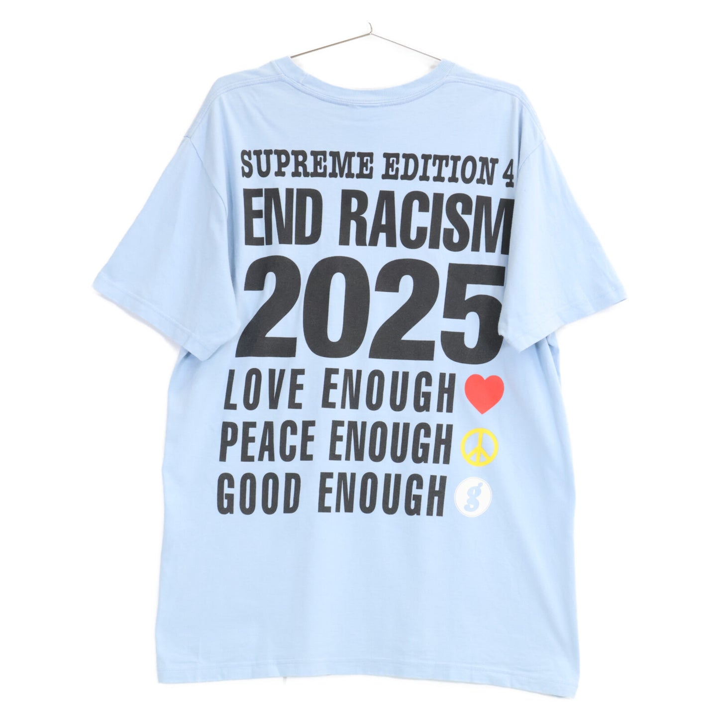 Supreme シュプリーム ×GOODENOUGH スカイブルー End Racism Tee トップス