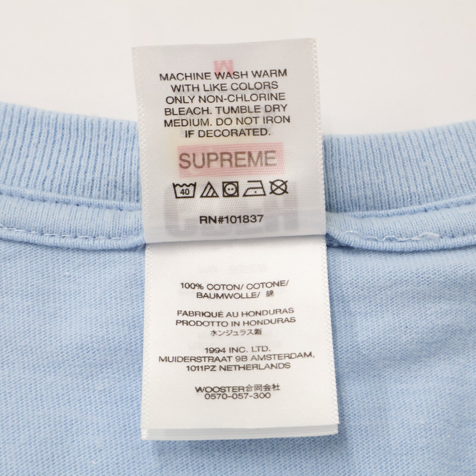 Supreme シュプリーム ×GOODENOUGH スカイブルー End Racism Tee トップス