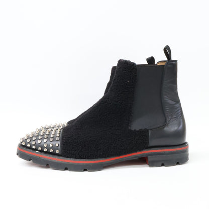 CHRISTIAN LOUBOUTIN クリスチャンルブタン 3211051 MELON SPIKES FLAT メロン スパイクス フラット カーフ/ブークレ チェルシーブーツ シューズ