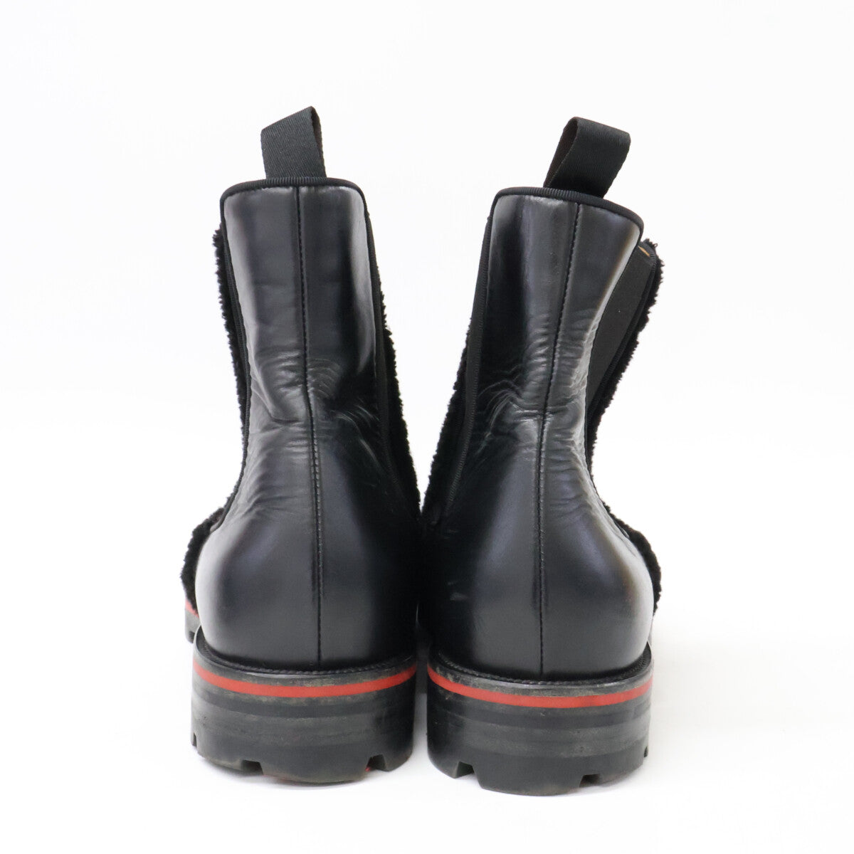 CHRISTIAN LOUBOUTIN クリスチャンルブタン 3211051 MELON SPIKES FLAT メロン スパイクス フラット カーフ/ブークレ チェルシーブーツ シューズ