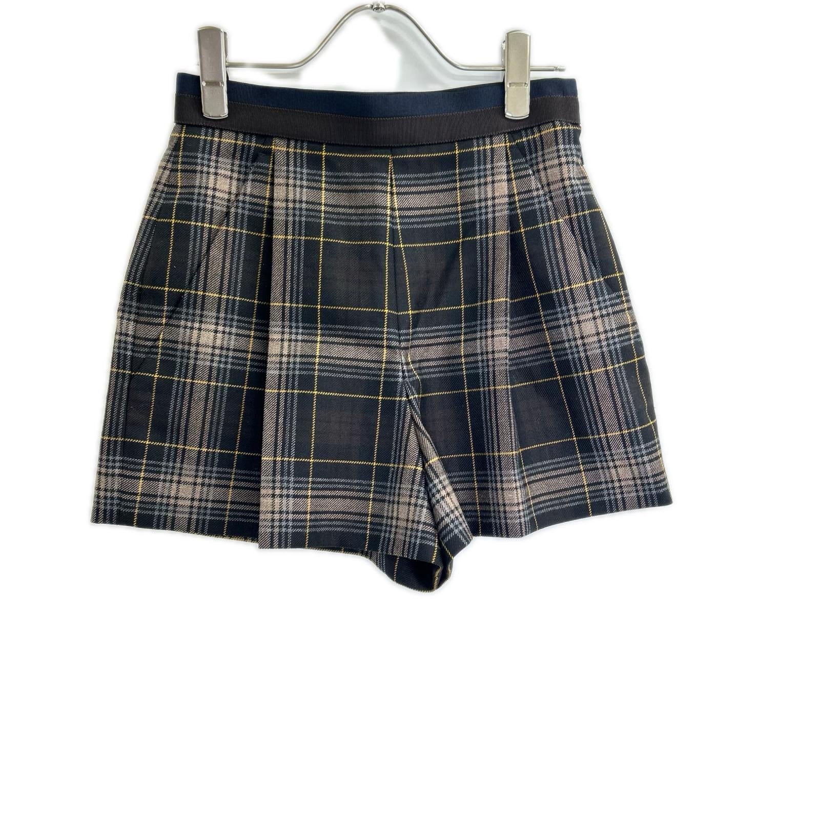 FENDI フェンディ 24年製 FR6611 チェック柄 キュロットパンツ ボトムス