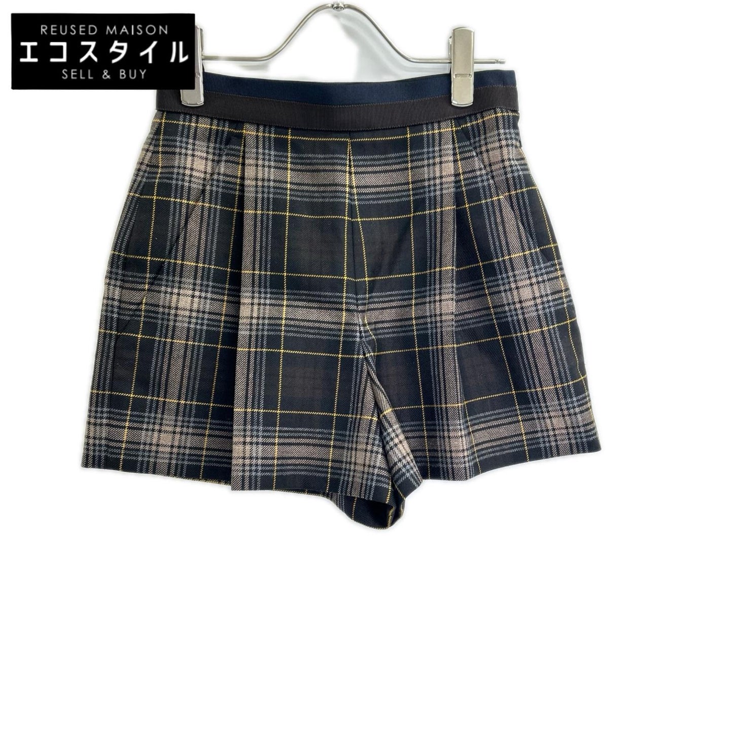 FENDI フェンディ 24年製 FR6611 チェック柄 キュロットパンツ ボトムス