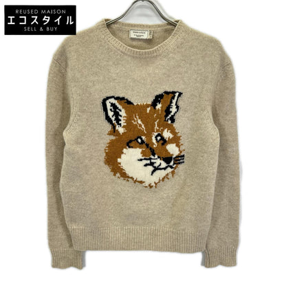 MAISON KITSUNE メゾンキツネ KMM-0667-B フォックスヘッド ニットセーター トップス