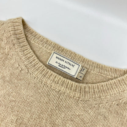 MAISON KITSUNE メゾンキツネ KMM-0667-B フォックスヘッド ニットセーター トップス