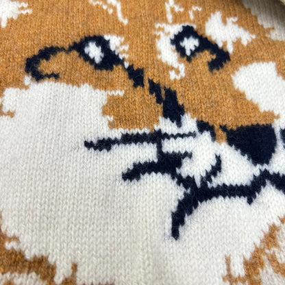 MAISON KITSUNE メゾンキツネ KMM-0667-B フォックスヘッド ニットセーター トップス