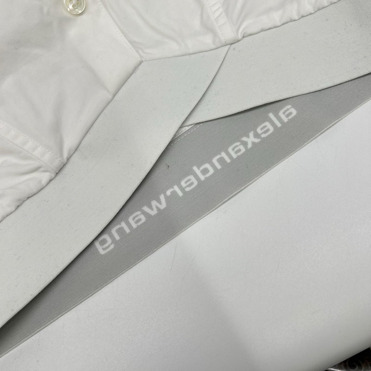 ALEXANDER WANG アレキサンダーワン 1WC1251976 ロゴエラスティック クロップドシャツ トップス