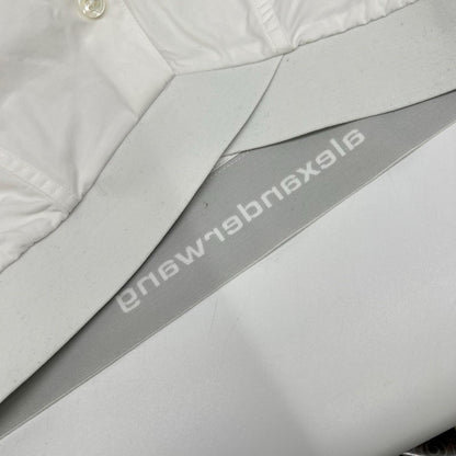 ALEXANDER WANG アレキサンダーワン 1WC1251976 ロゴエラスティック クロップドシャツ トップス