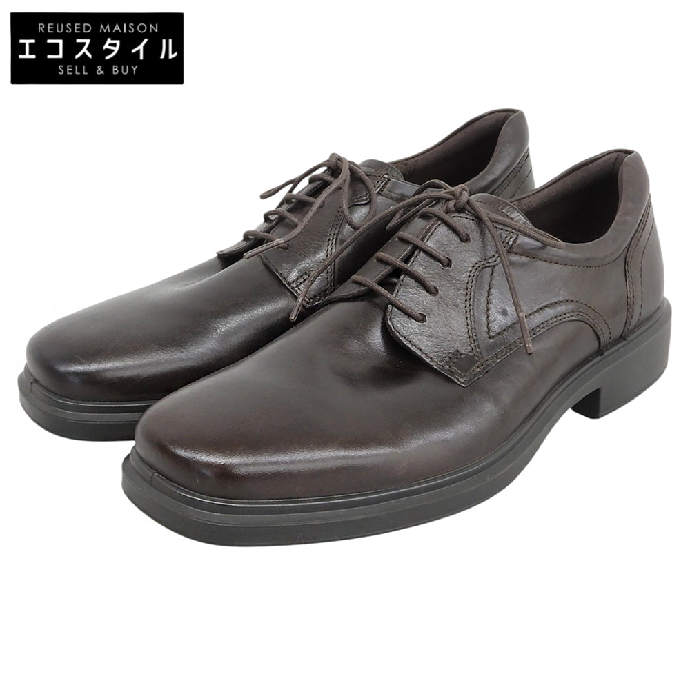 ECCO エコー 美品 ヘルシンキ 2 レザー プレーントゥ ダービーシューズ メンズ ブラウン 42 500164 シューズ